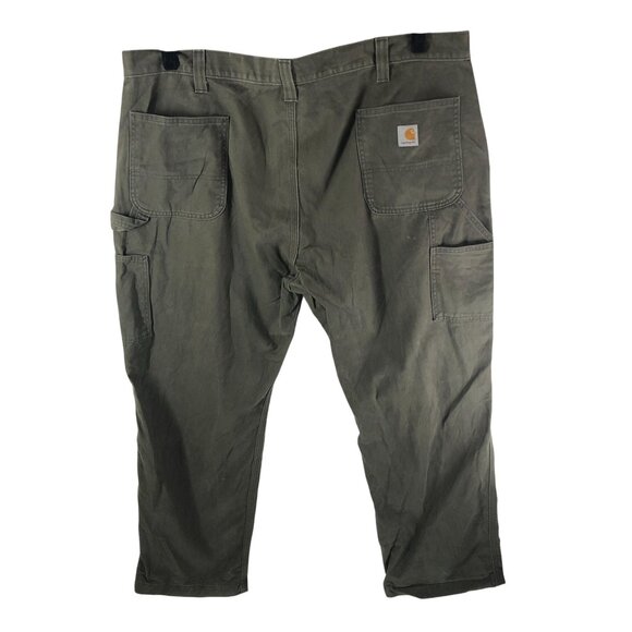 Carhartt Mens B324 Washed Twill Relaxed Fit Pants Carpenter Green 44x30 - Picture 2 of 4